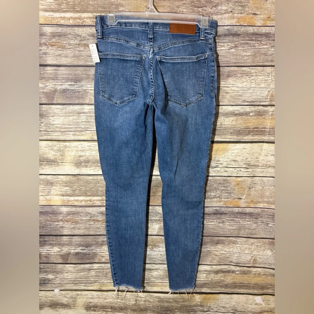 Lucky Brand Jeans Ava Mid Rise Skinny‎ 4 27 Ankle Frayed Hem Stretch Slim